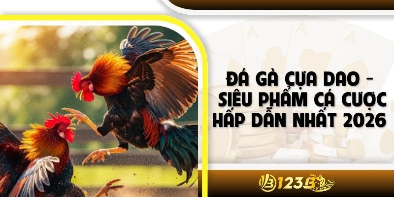 Đá Gà Cựa Dao - Siêu Phẩm Cá Cược Hấp Dẫn Nhất 2026
